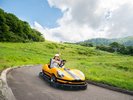 【湯沢高原アルプの里】マウンテンゴーカートはユニークなコースレイアウトで爽やかな高原ドライブ