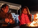 【オプション】スイート以外のグランピングは屋外で焚き火が可能です