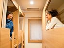 2段ベッド4台、定員8名のお部屋です。