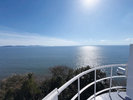 【橋田鼻灯台】室外デッキからの三河湾
