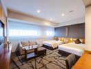 【コンフォートツインルーム一例】バス・トイレ別/広さ32平米/ベッド幅120cm/Wi-Fi