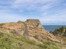 【葦毛崎展望台】太平洋を一望できる絶景スポットで、種差海岸遊歩道の起点です。