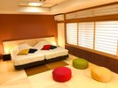 【デザイナーズルーム「思季」】リニューアル新客室。20uの和洋室タイプのお部屋です。