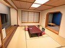 【ゆったり純和室一例】各部屋それぞれの彩をお楽しみいただけます♪