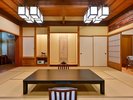 【和楽亭 幸-さち-】‐特別室-15畳の広々とした純和室でおくつろぎいただけます