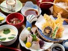 【レストラン】厳選された新鮮な食材を使用した天ぷら定食をお楽しみいただけます