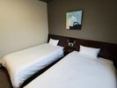 【コンフォート】ツインルームのベッドです。120p幅の快適なベッドサイズで心地よい眠りを☆