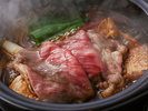 近江牛肩ロースすき焼き(イメージ)