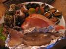 隠岐の獲れピチ魚介を豪快にBBQして下さい♪