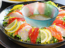 #冬季限定プラン いろんなお魚を使ったカルパッチョ♪