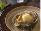 【あわびの陶板焼き】お好みの焼き加減で召し上がれ♪