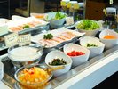 朝食ビュッフェ