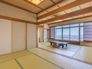 【海眺望】和洋室のお部屋となります。10名様迄お泊り頂けます。