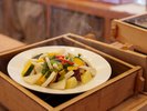 ◆朝食|二條泉温泉蒸し野菜