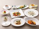 ◆夕食(創作洋会席)|豊後牛×かぼす鮃×ステーキ椎茸を堪能