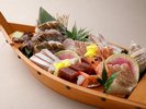 ◆夕食(和会席)|瀬戸内海・別府湾の豊かな海で育った、旬魚のお造り