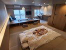 ◆プレミアム和モダン|就寝時の客室イメージ