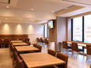 【Hatago】2Fレストラン営業時間 6:30〜10:00 (最終入店 9:30) 席数64席
