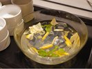 【朝食】愛玉子(オーギョーチー)