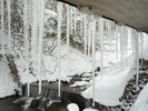 川の流れと雪景色は格別です。