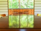 旅館タイプのお部屋。川側のお部屋からの昼眺望。