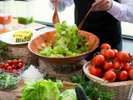 新鮮野菜をたっぷり食べて朝から元気いっぱい!