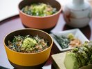 ホテル一押しの安曇野わさび丼