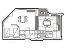 【グランドファミリールーム】間取図95.16u 全室角部屋