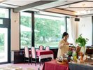 朝食会場