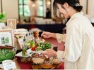 朝食会場