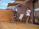 【コネクティングツイン】アウトドアリビングのパーテーションを外し、ダブルルームを繋げて利用!
