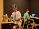 【ワークスペース】フロント棟にワークスペース(6席)を用意(Wi-fi完備)