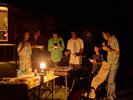 フロント前芝生スペースでのバーベキュー(持込可、貸出はHPから要予約)