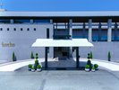 デザイナーズホテルならではの瀟洒な佇まい。