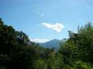 土柱の山からの風景