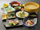 女将おまかせ 夕食イメージ画像(たらいうどん)