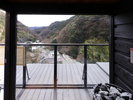 【サウナ】サウナからは奥湯河原の渓谷を眺めることができ、眺望抜群です