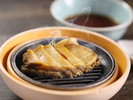 【追加料理】『鮑ステーキ』3,300円(税込)、事前予約制