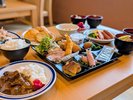 ホテル自慢の朝食