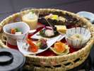 【華かご膳】一例 見た目も華やか♪