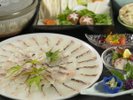 【鯛しゃぶ】ホテルでの人気のコースです