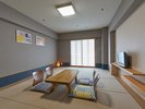24年12月改装!【翠楓和室・ファミリー】11畳の和室のお部屋