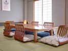 24年12月改装!【翠楓和室・グループ】テーブル、座椅子もご用意しております