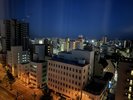 松山城側夜景B
