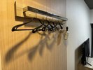 シングルルームハンガー2本、ピンチ付ハンガー2本