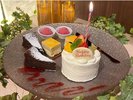 バースデー仕様デザートプレート¥2,500(要相談)