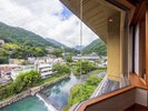 【川側】かけ流し露天風呂付和室 広々和室 12.5帖 (48平米)