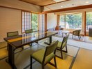 【喜咲】かけ流し露天風呂付 川側和室 12.5帖 定員6名(禁煙)