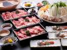 牛しゃぶしゃぶ、お肉250g付プランお料理イメージ