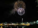 花火の様子(戸田家より撮影)
